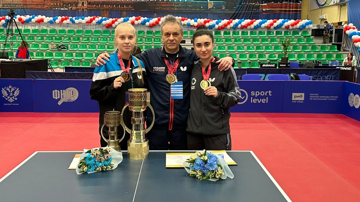 Пара Абраамян/Воронина выиграла чемпионат России по настольному теннису